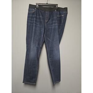 INC International Concept Stretch Jean NWOT Women's 24W Elastic Waist Band